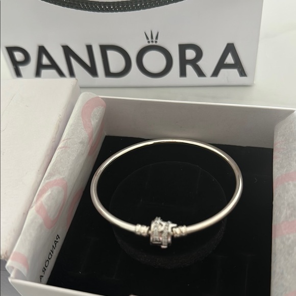 Pandora Jewelry - New Pandora silver charm bracelet with gift Bag & charm box